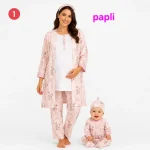 ست ۶ تکه طرح کاتونی بیمارستانی مادر و نوزاد پاپلی