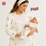 ست ۶ تکه طرح کاتونی بیمارستانی مادر و نوزاد پاپلی